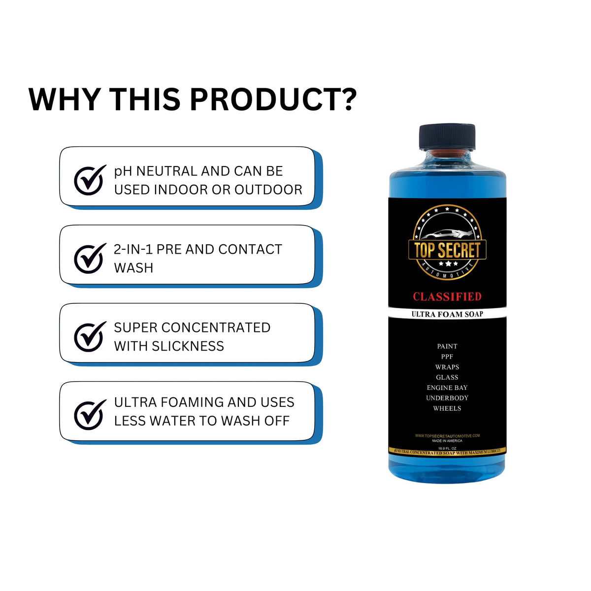 PHOAMX - ULTRA FOAM SOAP Top Secret Automotive